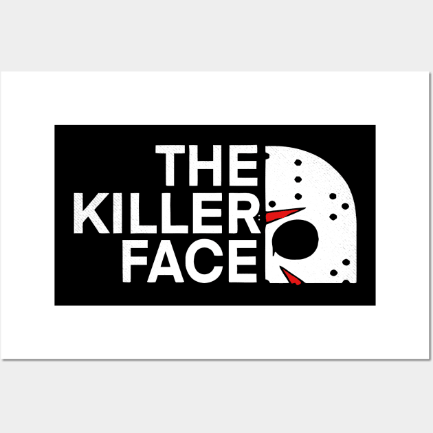 The Killer Horror Face Wall Art by TEEWEB